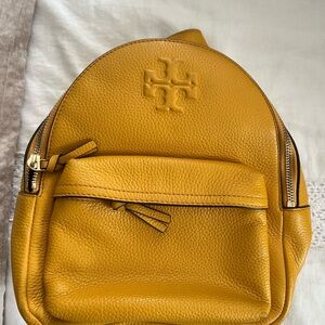 Tory Burch Gold Monogram Fabric